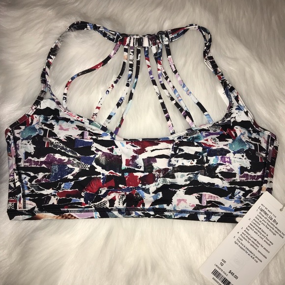 lululemon athletica Other - Nwt lululemon Lighten Up Bra culture clash multi